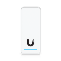 UniFi Access 2nd generation compact indoor/outdoor reader for organizations, with integrated welcome speaker and LED flash