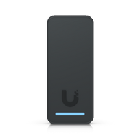 Compact, second-generation NFC card reader and request-to-exit device that supports hand-wave door unlocking.