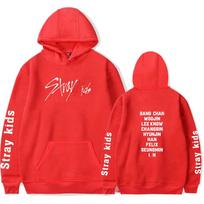Fashion Unisex Stray Kids Kpop Printed Pullovers Hoodies Sweatshirt Outdoor Sport Hoodie S juoda