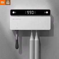 Xiaomi UV dantų šepetėlio laikiklis Įkraunamas Greitai džiūstantis dantų šepetėlis Išmanusis laikymas Sterilizatorius su LED ekranu Vonios kambario aksesuarai juoda