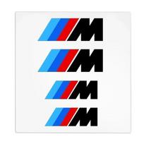 4 vnt. Sportinio automobilio stabdžių suportų lipdukas Automobilio lipdukas BMW M M6 M5 M4 M3 M2 M1 X5M X6M X1 X2 X3 X4 X5 X6 Performance Power balta