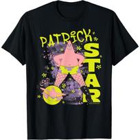 SpongeBob SquarePants Patrick Star Fishnets Cartoon T-Shirt S juoda
