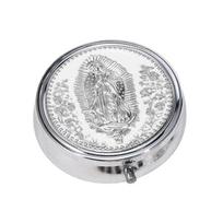Aukščiausios kokybės Wowser Mergelės Marijos Rožančiaus Laikymo Dėžutė Universali Metalinė Dovanų Dėžutė Elegantiškas Išskirtinis Papuošalų Dėklas Bažnyčios Renginiams balta