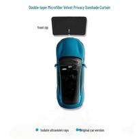 AITO M7/M8/M9 Privacy Sunshade Curtains: Microfiber Velvet, Sun Protection, Heat Insulation, for Car Windows AITO M7