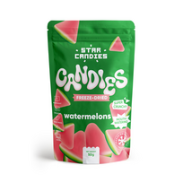 STAR CANDIES džiovinti šaltyje guminukai "Arbūziukai" 50 g