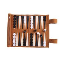 Backgammon stalo žaidimas Nešiojamas sulankstomas šachmatų lenta Lauko backgammon rinkinys Strateginis stalo žaidimas Ilgaamžis 1