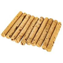 10 vienetų karpių žvejybos masalo plūdurėlių pagaliukų Ekologiški kamštinio medžio plūdurėlių pagaliukai 6mm beige