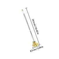 2 vnt. Vėliavos stiebo siurbtukas Pagrindas Automobilio laikiklis Universalus vėliavos stiebo laikiklis Sunkvežimiui RV Transporto priemonei Nešiojamas Paradai ir Lauko ekspozicijai auksinė