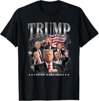 NEW Best President Donald J Trump 2024 Never Surrender Tee T-Shirt S-5XL Unisex T-Shirt XXL