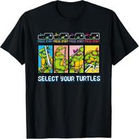 Teenage Mutant Ninja Turtles Select Your Turtles T-Shirt S juoda