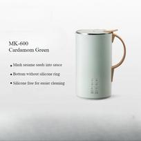 600ML sojos pieno aparatas, sojos pieno gaminimo prietaisas, elektrinis sulčiaspaudė maišytuvas, daržovių ekstraktorius, maisto trintuvas, be filtro, sriubos puodas, arbatos viryklė 220V rožinė