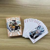Anime Bleach Pokerio Žaislas Kurosaki Ichigo Kuchiki Byakuya Cosplay Stalo Žaidimo Kortelės Kietas Viršelis Dovana Su Dėžute