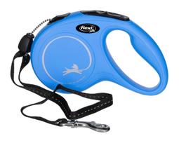 Flexi New Classic Geltona Šuo Susitraukiantis pavadėlis 5 m