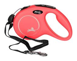 Flexi New Classic Geltona Šuo Susitraukiantis pavadėlis 5 m