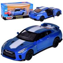 Metalinis automobilis Nissan GT-R, mėlynas