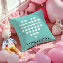 T-TifFanyS & coS Prabangi pagalvės užvalkalas su raštu, pagalvės užvalkalas svetainės sofos pagalvei ir miegamojo dekoravimui 12x12Inch blue