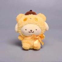 Kawaii Sanrio Raktų pakabukas Pliušinė Anime Kuromi Lėlė Raktų pakabukas Hello Kitty Pliušinis Cinnamoroll Raktų pakabukai Rankinės Pakabukas Žaislas Dovana Mergaitėms