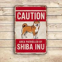 Vintage Shiba Inu Metal Tin Sign Rustic Wall Decor Garage Cafe Bar Home Industrial Art 20x30 įvairiaspalvis
