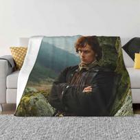 Outlander Jamie Fraser Antklodė Minkšta Šilta Kelioninė Nešiojama Antklodė Outlander Jamie Fraser Išgalvotas Personažas Škotų Kareivis 30x40in