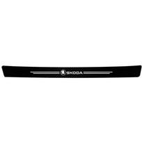 Anglies pluošto automobilio slenksčio lipdukas, apsauginė slenksčio plokštė, skirta naujai „Skoda Octavia“ bagažinės buferiui, apsauganti nuo įbrėžimų 1Pcs Trunk