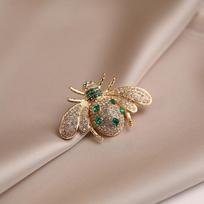 New bee brooch high-end insect series high-end women's corsage coat personalized pin