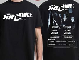 The Cure 2026 JK ir Airijos vasaros koncertų turas juodas dvipusis marškinėlis VK01274 Unisex marškinėlis L