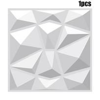 Decorative Wall Panels Diamond Plastic Tiles 1pcs/4pcs Cladding Covering DIY Interior Living Room PVC Background