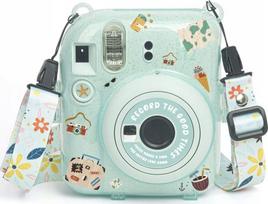 Cover LoveInstant Case Case case for FujiFilm Fuji INSTAX Mini 12 + Stickers and Pocket for Photos