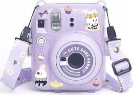 Cover LoveInstant Case Case case for FujiFilm Fuji INSTAX Mini 12 + Stickers and Pocket for Photos