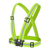 Atšvaitinės petnešos Adjustable Reflective Vest Yellow