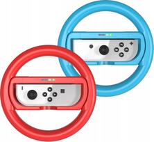 2x Steering wheel + 2w1 handle for Nintendo Switch OLED and Nintendo Switch