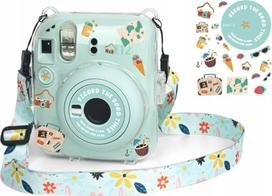 Cover LoveInstant Case Etui Case Cover for Fujifilm Instax Mini 12 + Stickers / Vacation Time