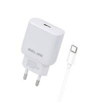Beline Charger 1x USB-C 30W + cableUSB-C white /white PD 3.0 BLNCW30C GaN