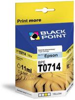 Rašalinė BLACK POINT Epson T0714 / BPET0714, geltona