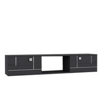 Hanah Home Aredam pakabinama TV spintelė – antracito ir sidabro, 150 cm
