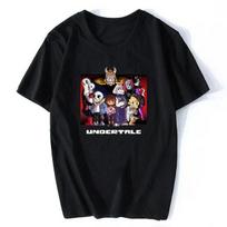 Papiro Spausdinimo Undertale Žaidimo Vyriški Marškinėliai Lauko Gatvės Laisvalaikio Mada Harajuku Kasdieniniai Paprasti Laisvi Grynos Medvilnės Trumpomis Rankovėmis Viršus S