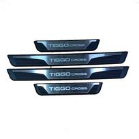 Skirta Chery Tiggo 4 CHS Tiggo 4 PRO Tiggo CROSS 2025 2026 Priedai Automobilio Durų Slenksčio Pedalo Įbrėžimo Plokštelės Dangtelis Apdailos apsauginė Lipdukas TIGGO