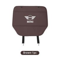 -Automobilio sėdynės nugarėlės apsauga nuo spyrių, apsauginis užvalkalas, apsaugantis nuo įbrėžimų, skirtas MINI Cooper F55 F56 R60 R59 R58 R57 R56 R52 R50 Cabrio WORKS Cognac 1pc