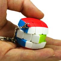 Mini Rubiko kubas Deimanto dėlionė Raktų pakabukas Profesionalus kubikų rinkimas Greičio mokomieji žaislai Kubeliai Pakabukas Suaugusiems/ Vaikams