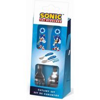 Ergonomiškų metalinių stalo įrankių rinkinys Sonic the Hedgehog– 2 vnt.