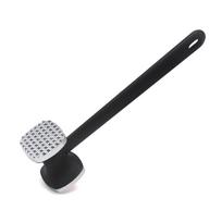 Steak Hammer Mallet Double-Sided Zinc Alloy Meat Tenderizer Meat Pounder Maximizes Food Flavor Meat Hammer Steak Meat Cooking sidabras