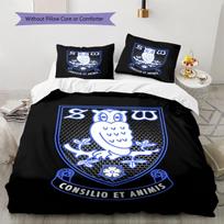 Sheffield Wednesday Rašto Patalynė, Antklodės Komplektas Antklodės Užvalkalas Pagalvės Užvalkalas Namų Gimtadienio Dovana (1 * užvalkalas antklodei + 2 * užvalkalai pagalvėms, be užpildo) 135x200cm