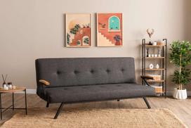 Asir Zven sofa-lova, aptraukta žaliu gobelenu, 180 cm