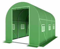 Arkinis šiltnamis su orlaidėmis 3x4.5 (13.5m2), žalias