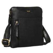 Maža vyriška odinė crossbody rankinė Peterson, ruda AX22
