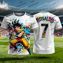 2026 Naujienos Dragon Ball Z Goku/Vegeta Specialus Leidimas Futbolo Marškinėliai Ronaldo Nr.7 Futbolo Marškinėliai Gerbėjų Specialus Marškinėlių Rinkinys S