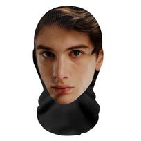Realistiškos 3D veido kaukės vyrams, moterims, Cosplay galvos apdangalai, elastingas tinklelis, pilno veido kaukė, Hip Hop mada, balaklava, gobtuvas, kepurė, galvos apdangalas