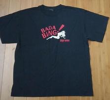 Vintažinis 2000 m. „The Sopranos“ „Bada Bing“ reklaminis grafinis marškinėlis Vyriškas Unisex marškinėlis S