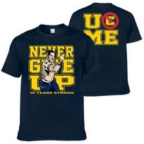 2026 John Cena Imtynių Marškinėliai Vasariniai Lauko Sporto Fitneso Unisex Viršutiniai Drabužiai Laisvalaikio Apvalia Kaklo Trumpomis Rankovėmis T-shirt Laisvalaikio Vyriški Drabužiai S