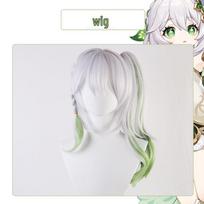 Nahida Costume Set - Genshin Impact Cosplay: Lesser Lord Kusanali, with Wig and Full Outfit for Xiao and Shenhe. One Size